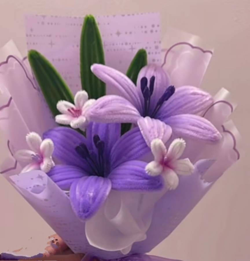 دسته گل لیلیوم برایم بمان